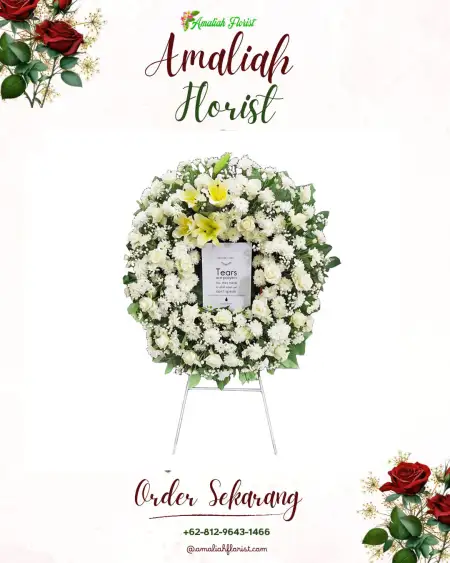 Krans Bunga Duka Pengajaran